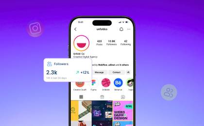 An illustration showcasing Instagram follower growth.